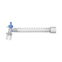 Length: 15 см. Patient connector: angled double swivel with a port for bronchoscopy and sanitation 22M/15F. Machine-side connector: 22F
